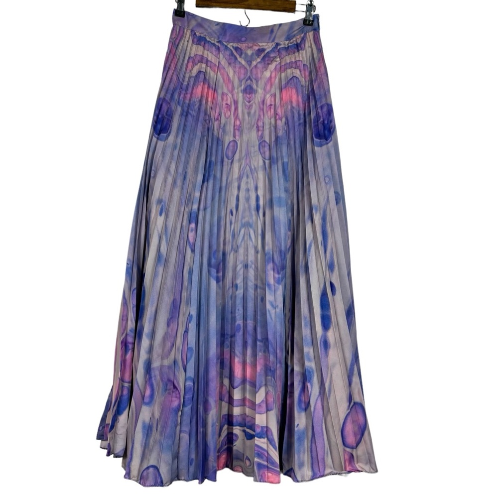 Anthropologie Purple and Pink Maxi Skirt